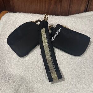 lululemon athletica Black and Gold Key Holder Set